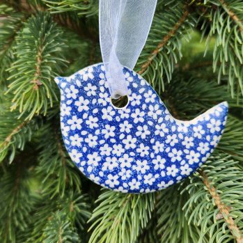 Blue Birdie Ornament